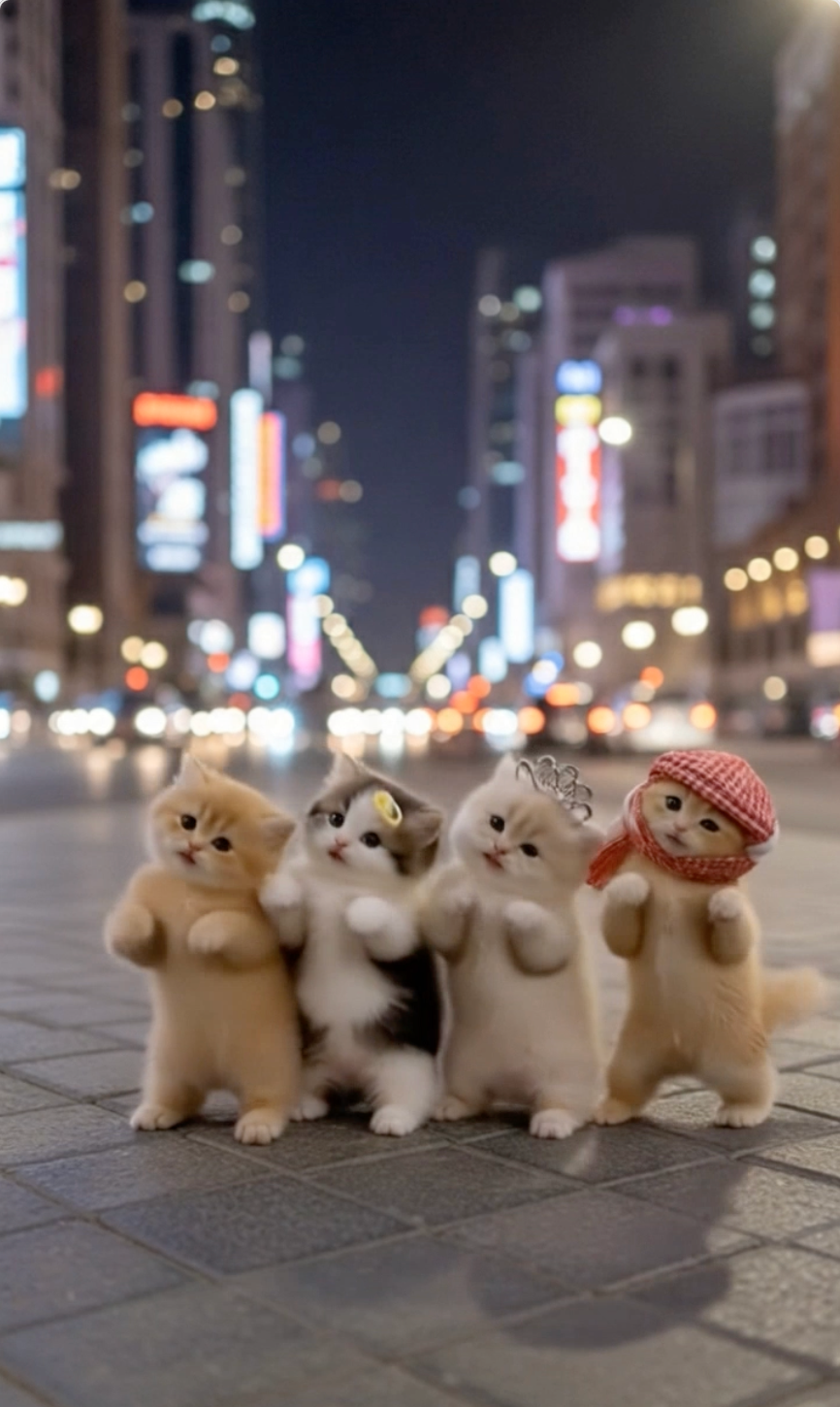 Different pet dance motion styles